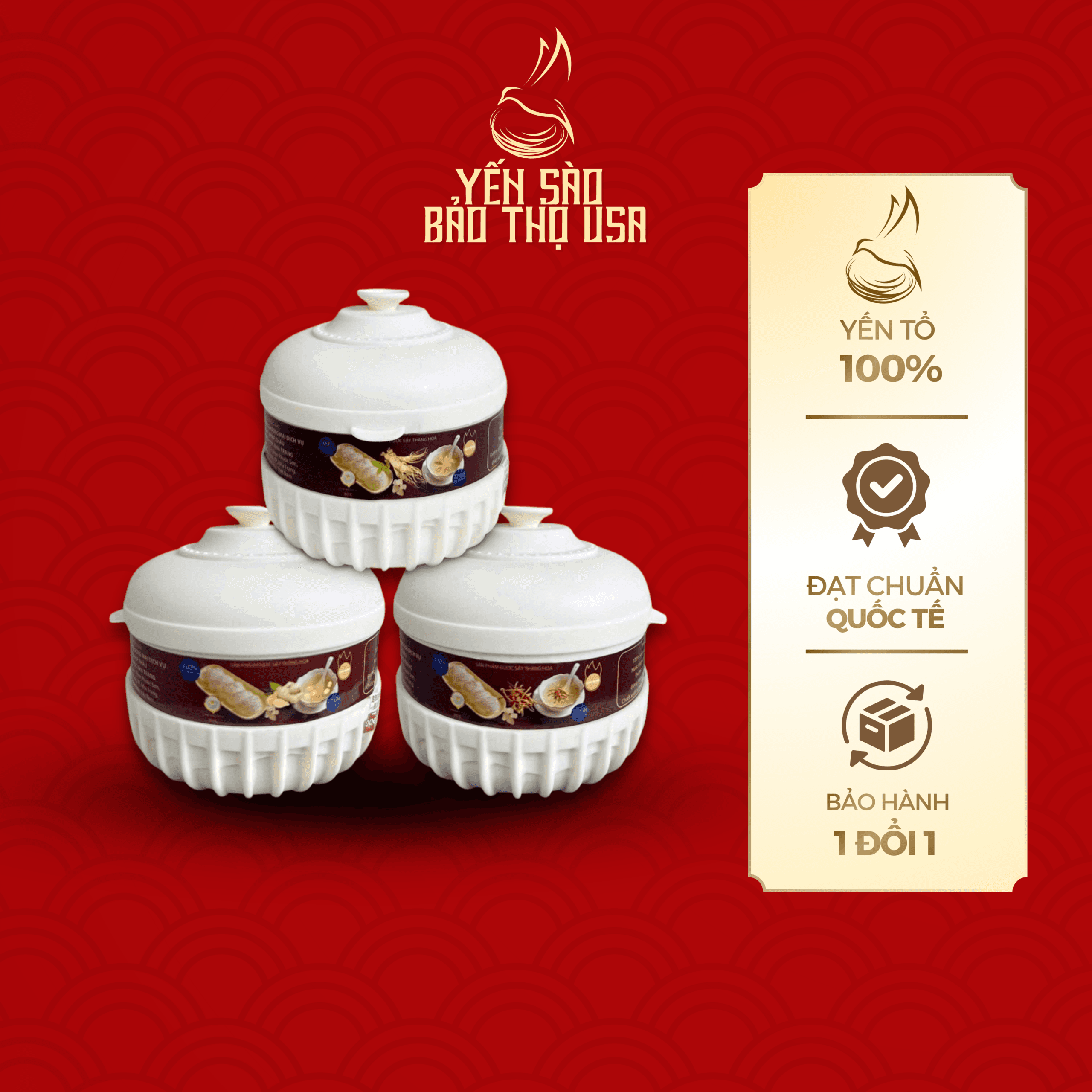 1 YẾN THỐ XOAY SONG HỶ NHÂN SÂM - Ảnh 1