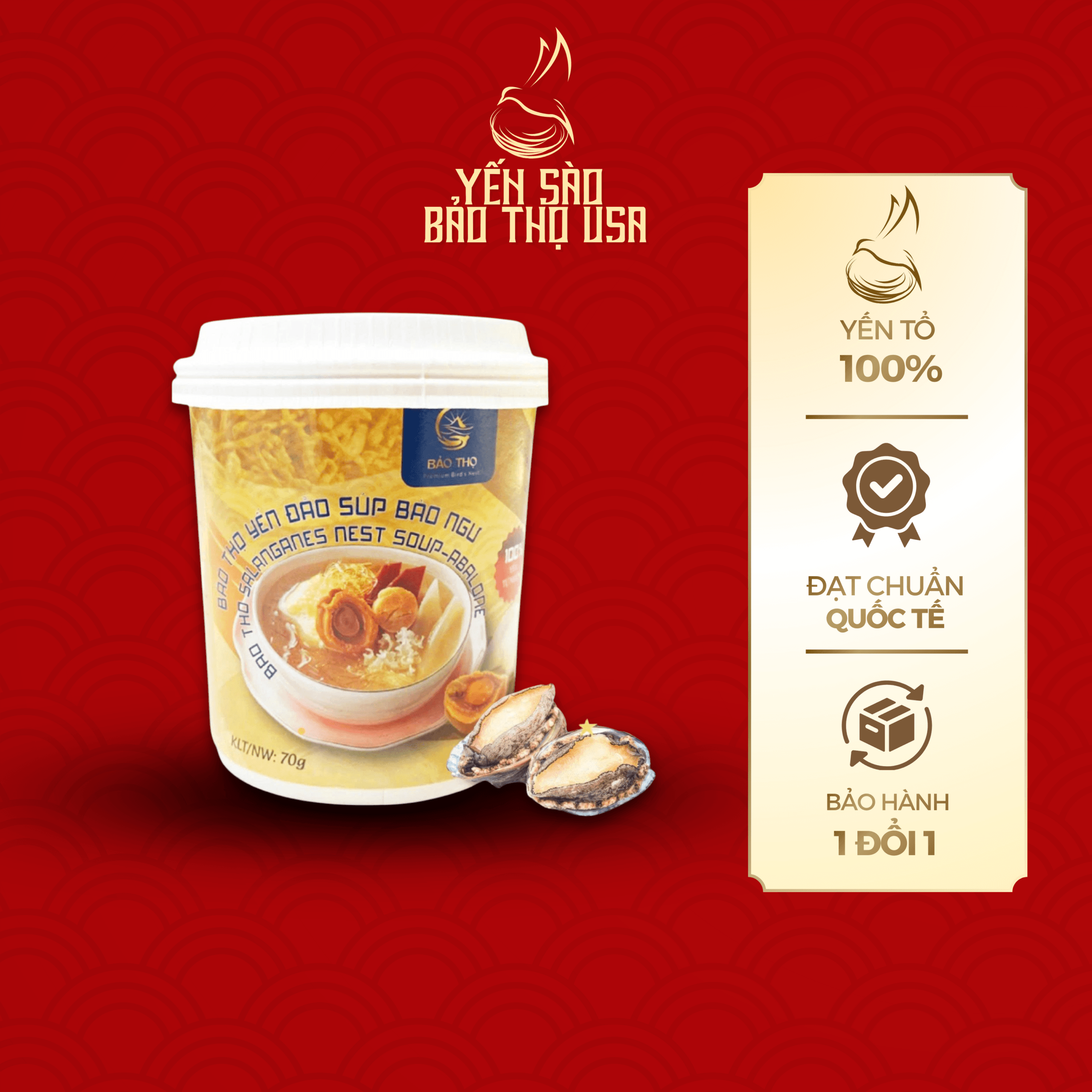 1 SÚP TỔ YẾN VỊ BÀO NGƯ - Ảnh 1