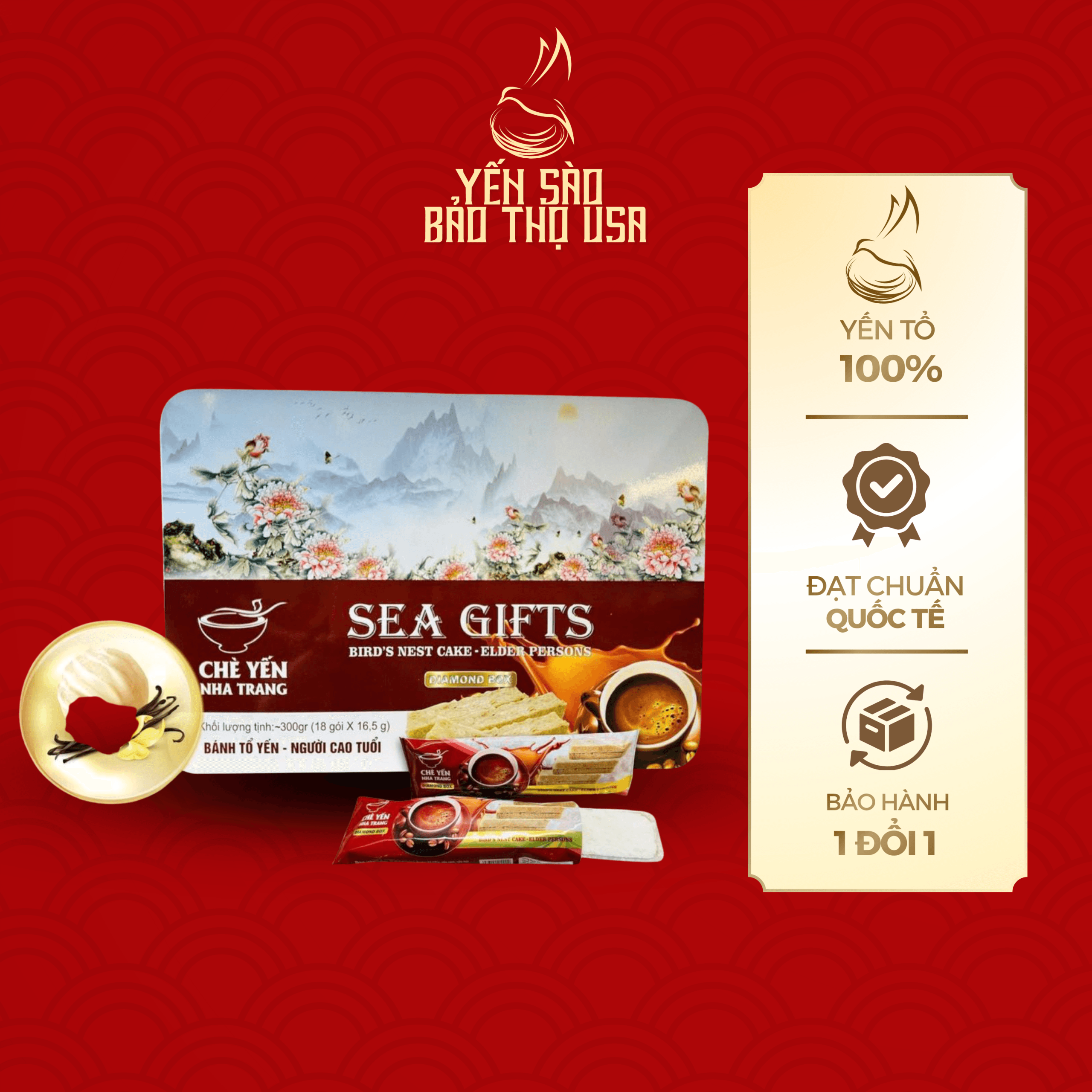 2 BÁNH TỔ YẾN DINH DƯỠNG NGƯỜI CAO TUỔI - Ảnh 1