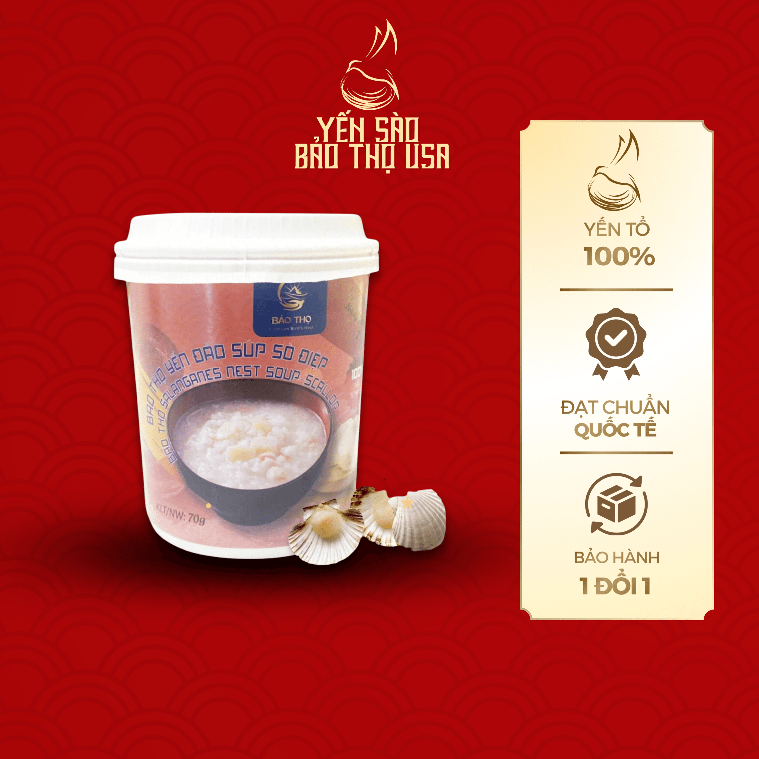 2 SÚP TỔ YẾN VỊ SÒ ĐIỆP - Ảnh 1