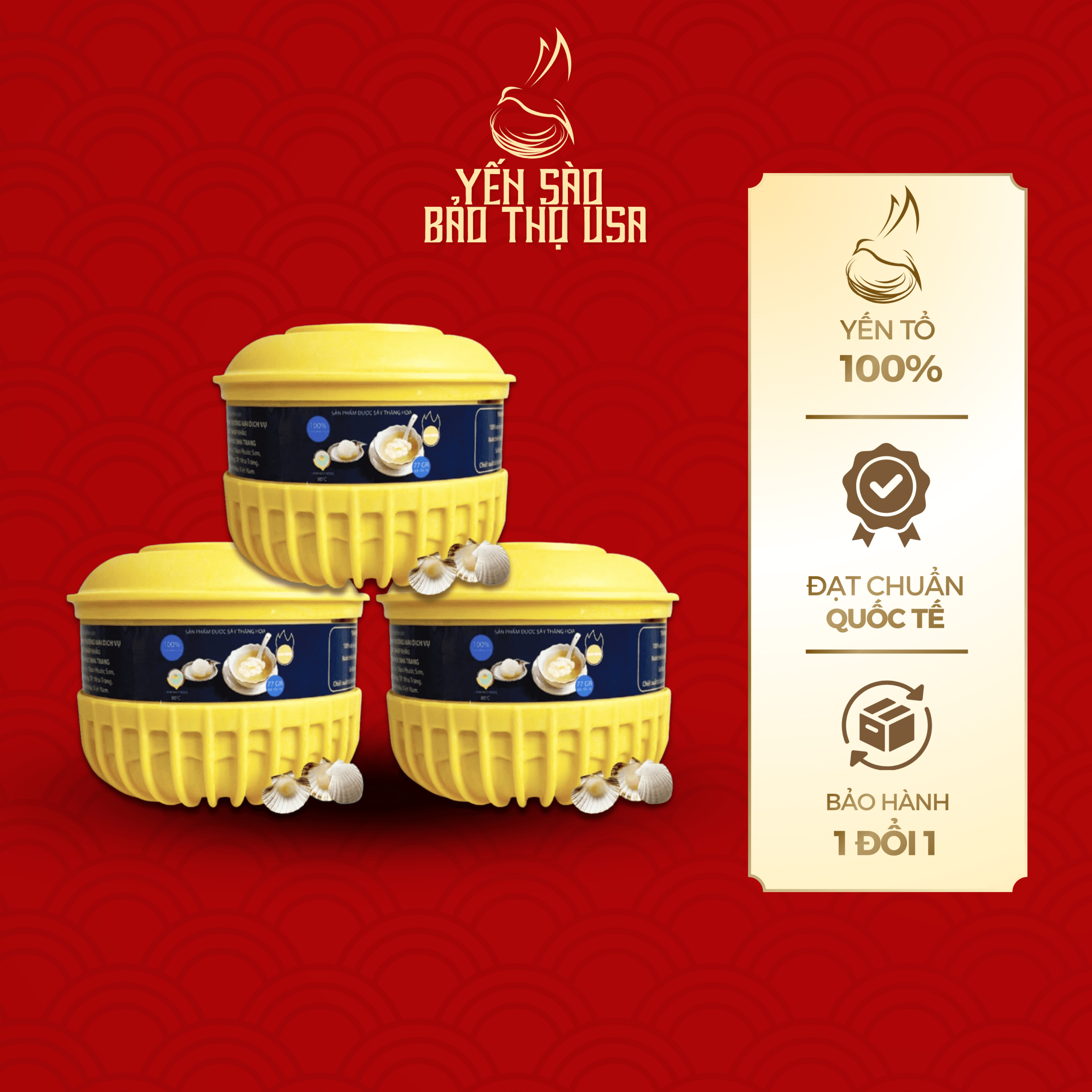 4 YẾN THỐ XOAY BÁT TRÂN SÒ ĐIỆP - Ảnh 1