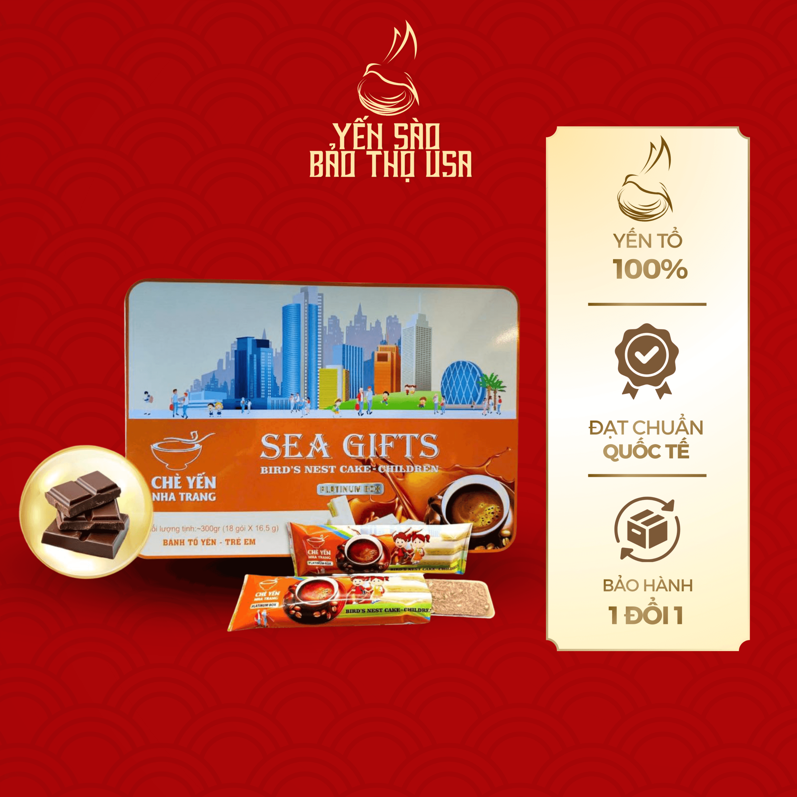 4 BÁNH TỔ YẾN DINH DƯỠNG TRẺ EM - Ảnh 1